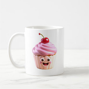 Caneca De Café Cherry Cupcake Cutie
