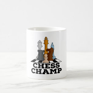 Caneca De Café Chess Champ
