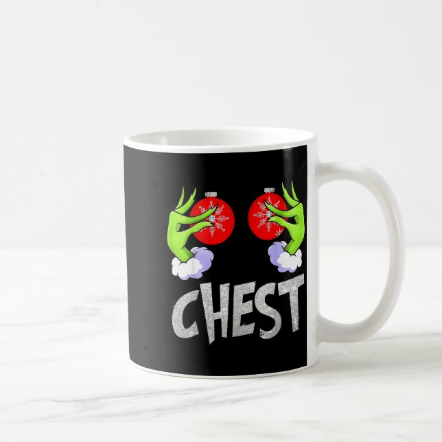 Caneca De Café Chest Nuts Matching Chestnuts Christmas Snow Coupl (Direita)