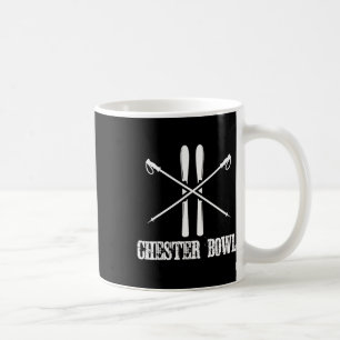 Caneca De Café Chester Bowl Skiing Skier Poles Russo Nórdico