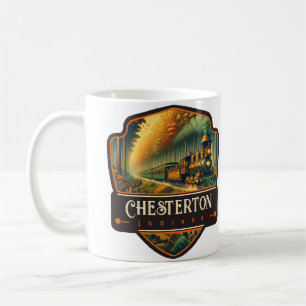 Caneca De Café Chesterton, Indiana Antigo