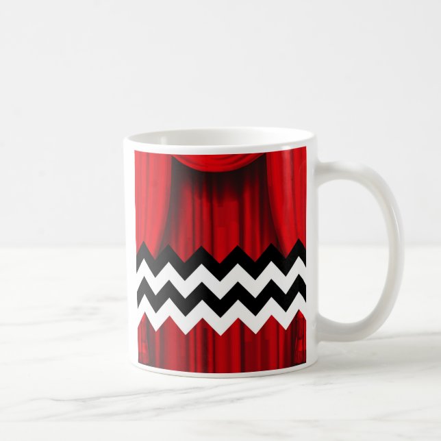 Caneca De Café chevon preto (Direita)