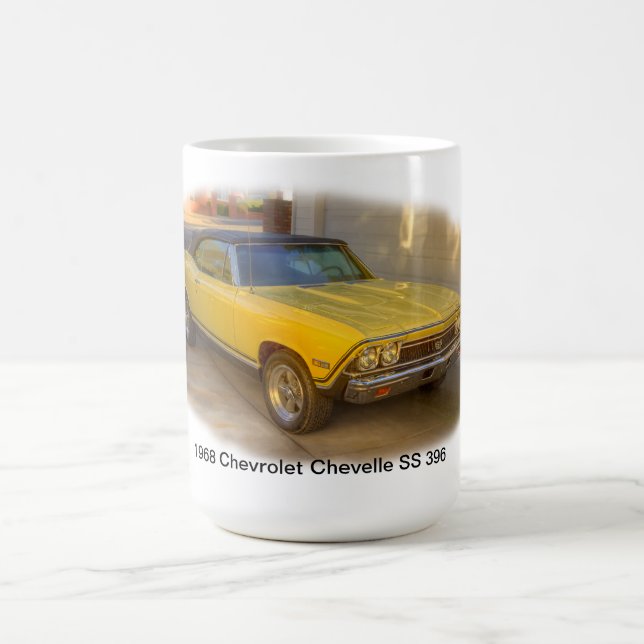 CANECA DE CAFÉ CHEVROLET 1968 CHEVELLE SS 396 (Centro)