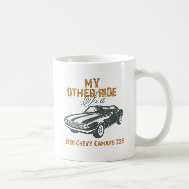 Caneca De Café Chevrolet Camaro 1968 Z28 (Direita)