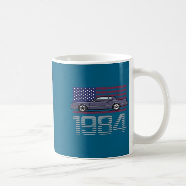 Caneca De Café Chevrolet Monte Carlo Blue 1984  (Direita)
