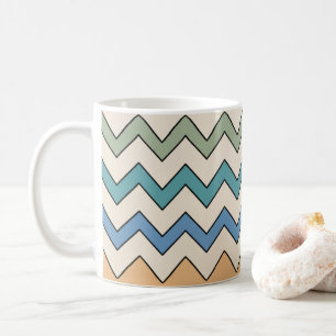 Caneca De Café Chevron Nature Vibes