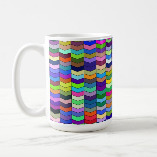 Caneca De Café Chevrons 15oz Mug (Esquerda)