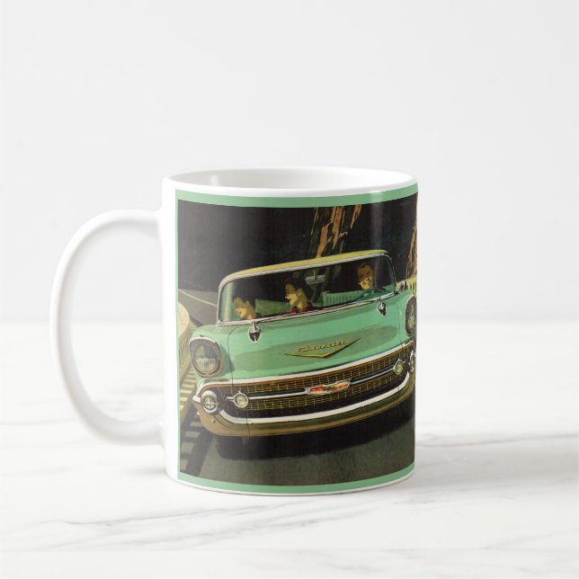 Caneca De Café Chevy Bel Air 1957 (Esquerda)