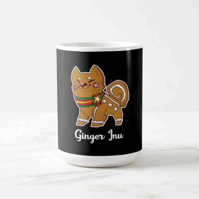 Caneca De Café Chiba inu | Presente de cão para o natal (Centro)