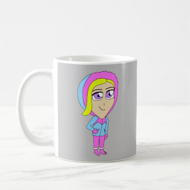 Caneca De Café chibi (Esquerda)