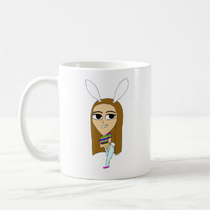 Caneca De Café chibi bunnygirl