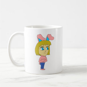 Caneca De Café chibi bunnygirl