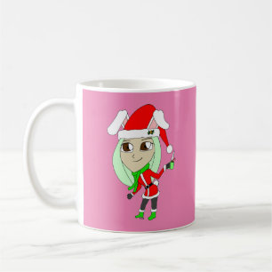 Caneca De Café chibi bunnygirl de férias
