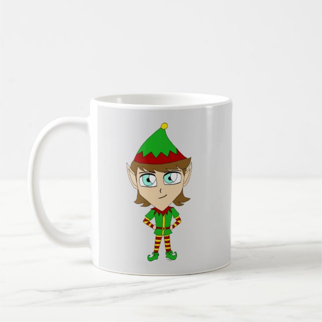 Caneca De Café chibi elf (Esquerda)