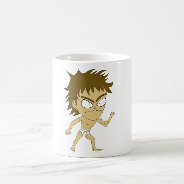 Caneca De Café chibi T-Shirt (Centro)