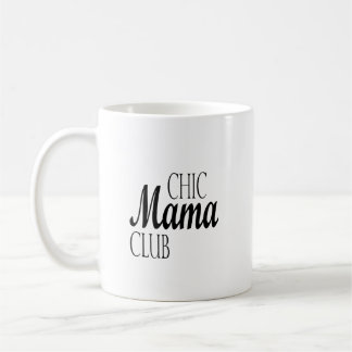 Caneca De Café Chic Mães Club: Celebrando a Mãe Moderna