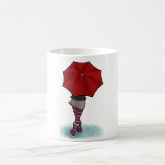 Caneca De Café chica con paraguas taza