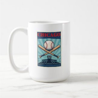 Caneca De Café Chicago Baseball Themed Coffee Mug