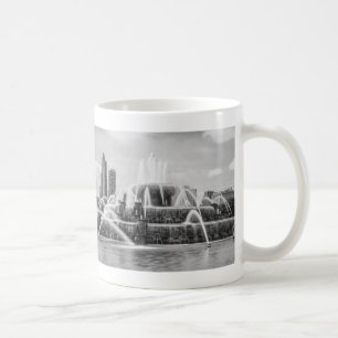 Caneca De Café Chicago Buckingham Grayscale Coffee Mug