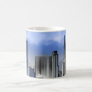 Caneca De Café Chicago Nature Scene Building Towers Art Sketch