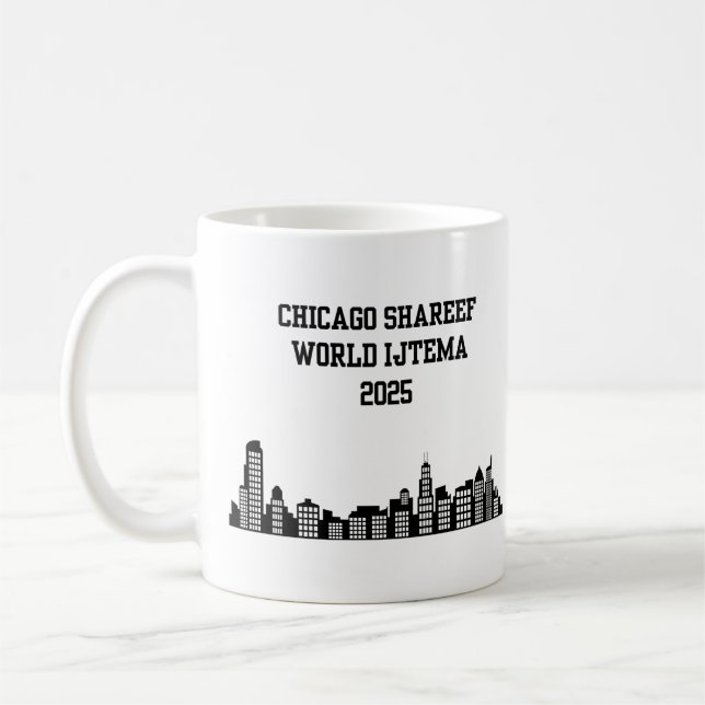 Caneca De Café Chicago Shareef World Ijtema 2025 (Esquerda)