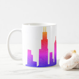 Caneca De Café Chicago Skyline