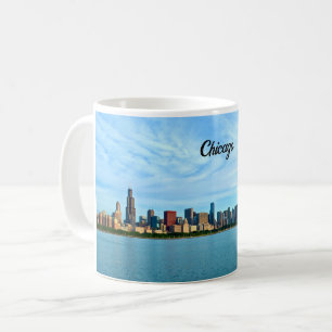 Caneca De Café Chicago Skyline