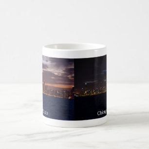 Caneca De Café Chicago Skyline 2 pict mug