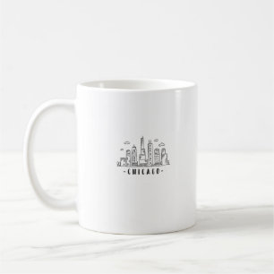 Caneca De Café Chicago Souvenir