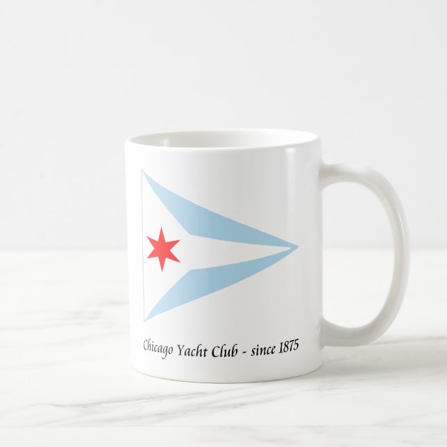 Caneca De Café Chicago Yacht Club, desde 1875 (Direita)