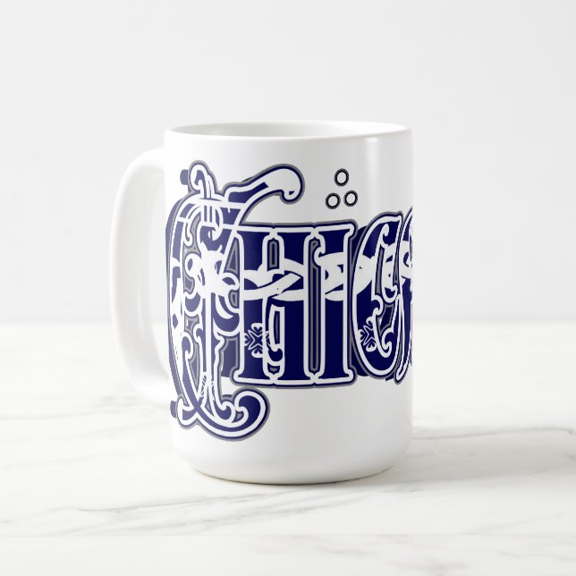 Caneca De Café Chicano Bandana impressão (Frente Esquerda)