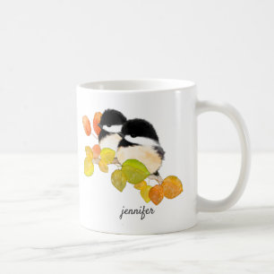 Caneca De Café Chickadee Personalized Mug