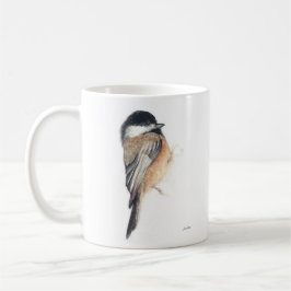 Caneca De Café Chickadee Watercolor Art Coffee Mug