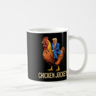 Caneca De Café Chicken Jockey Trump Engraçado Memória 5