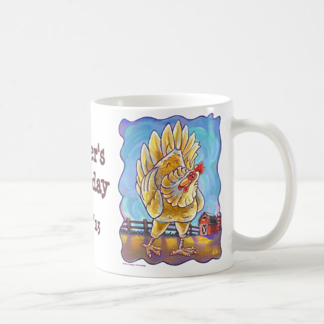 Caneca De Café Chicken Party Center (Direita)