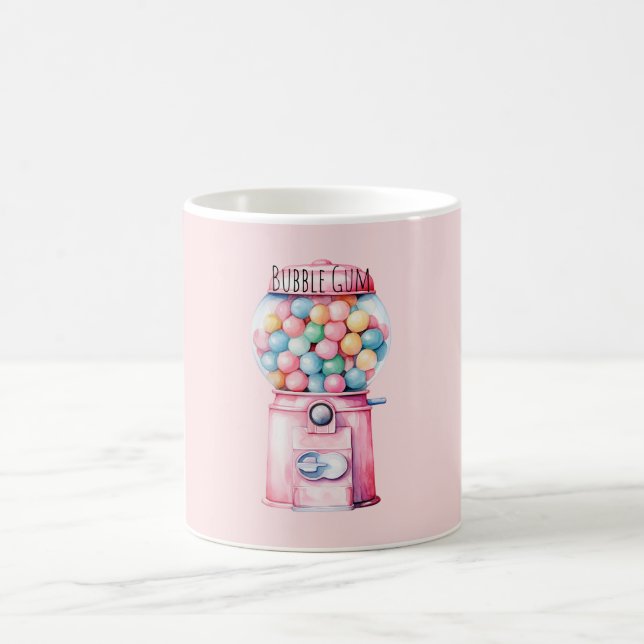Caneca De Café Chiclete Rosa (Centro)