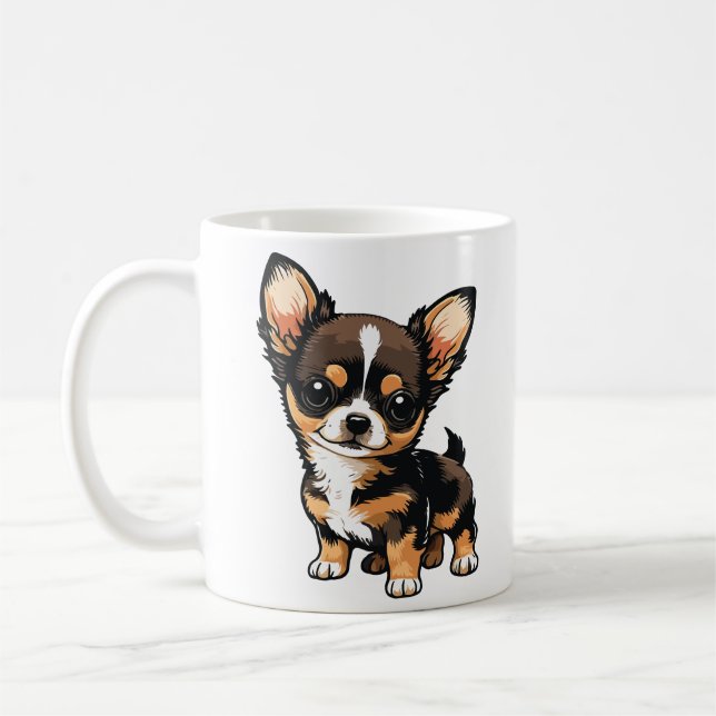 Caneca De Café Chihuahua Dog  (Esquerda)
