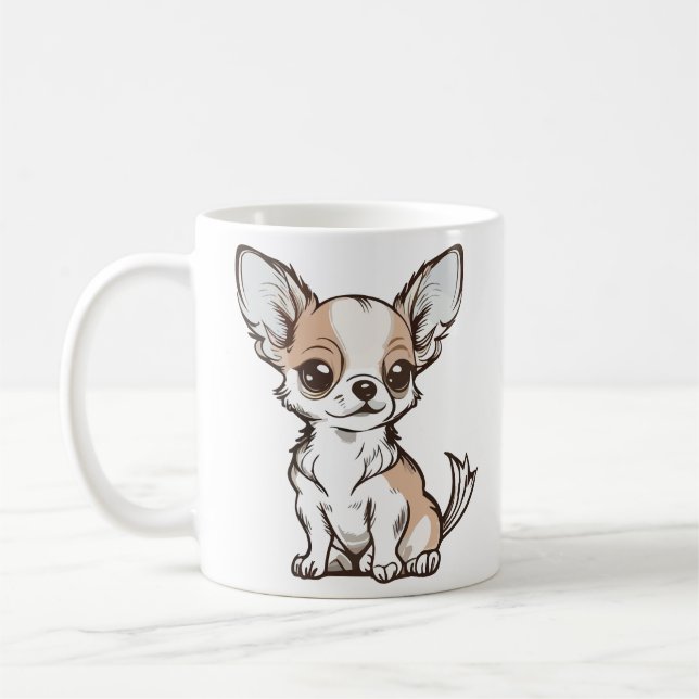 Caneca De Café Chihuahua Dog  (Esquerda)
