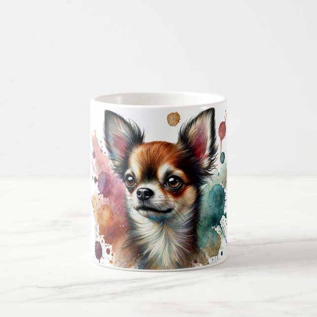 Caneca De Café 🐾 Chihuahua Lovers, este Mug é para você! 🐾 (Centro)