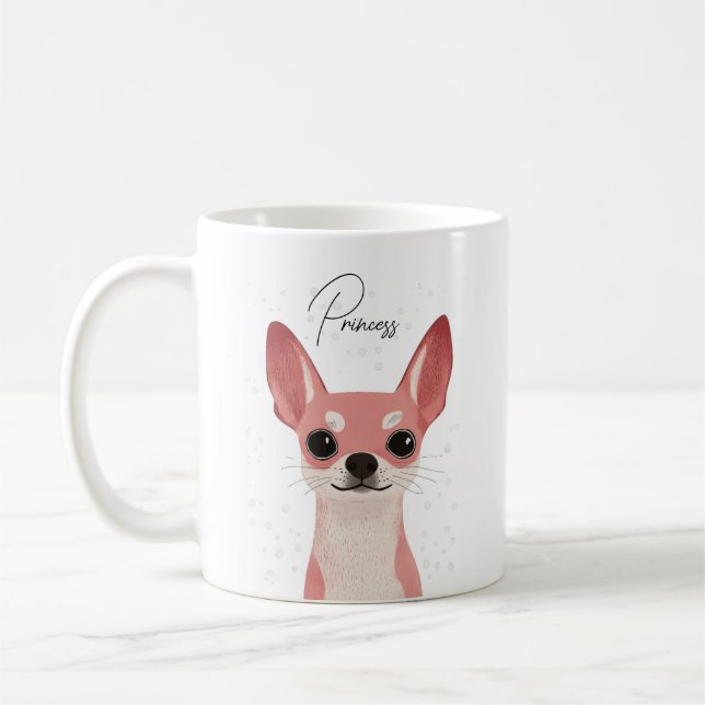 Caneca De Café Chihuahua Mugs (Esquerda)