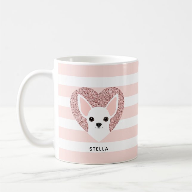 Caneca De Café Chihuahua Mugs (Esquerda)