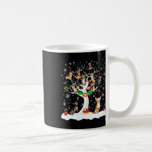 Caneca De Café Chihuahua Natal Xmas Árvore Cachorro Povor Mulhere