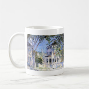 Caneca De Café Childe Hassam - rua em Portsmouth