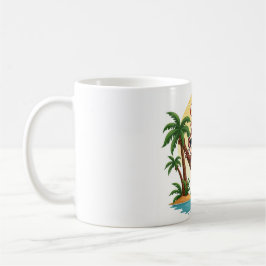 Caneca De Café Chill Monkey Tropical Sunset Mug