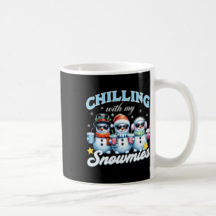 Caneca De Café Chillin Com Minhas Neves Engraçado Snowman Natal K
