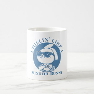 Caneca De Café Chillin' Como um coelho indolente relaxado