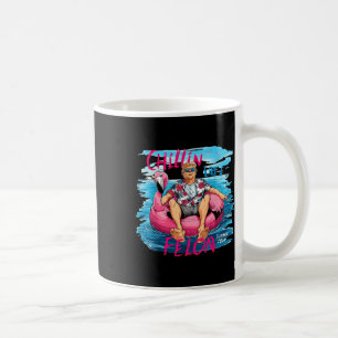 Caneca De Café Chillin Como Um Felon Summer 2024 Trump Leva A Amé