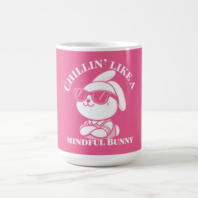 Caneca De Café Chillin' Like a Mindful Bunny - Páscoa Mug (Centro)