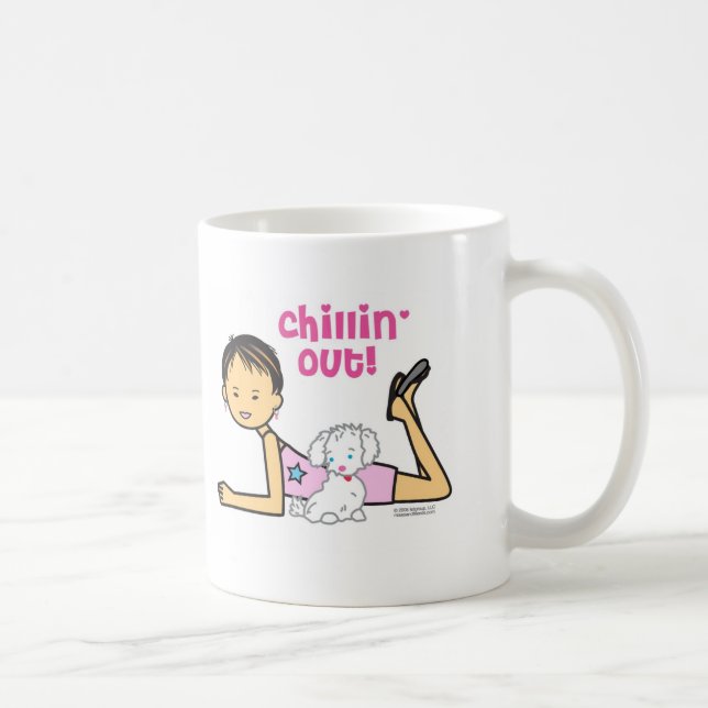 Caneca De Café Chillin para fora (Direita)
