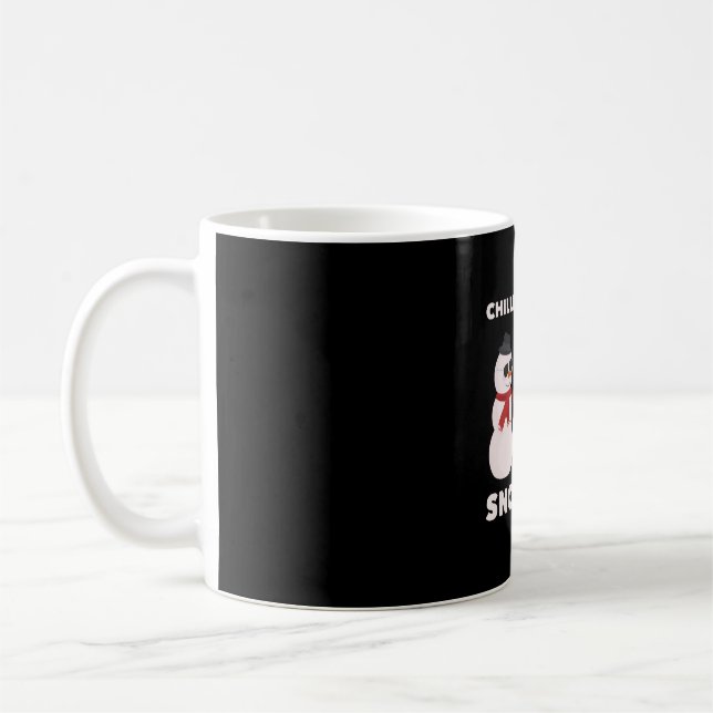 Caneca De Café Chilling' Com Meus Snowmies (Esquerda)